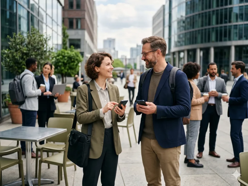 business networking app to connect with professionals nearby